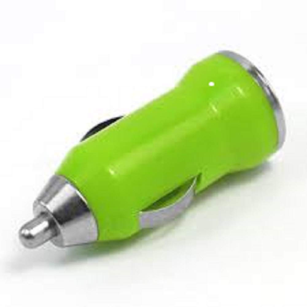 1 x Green USB Car Charger