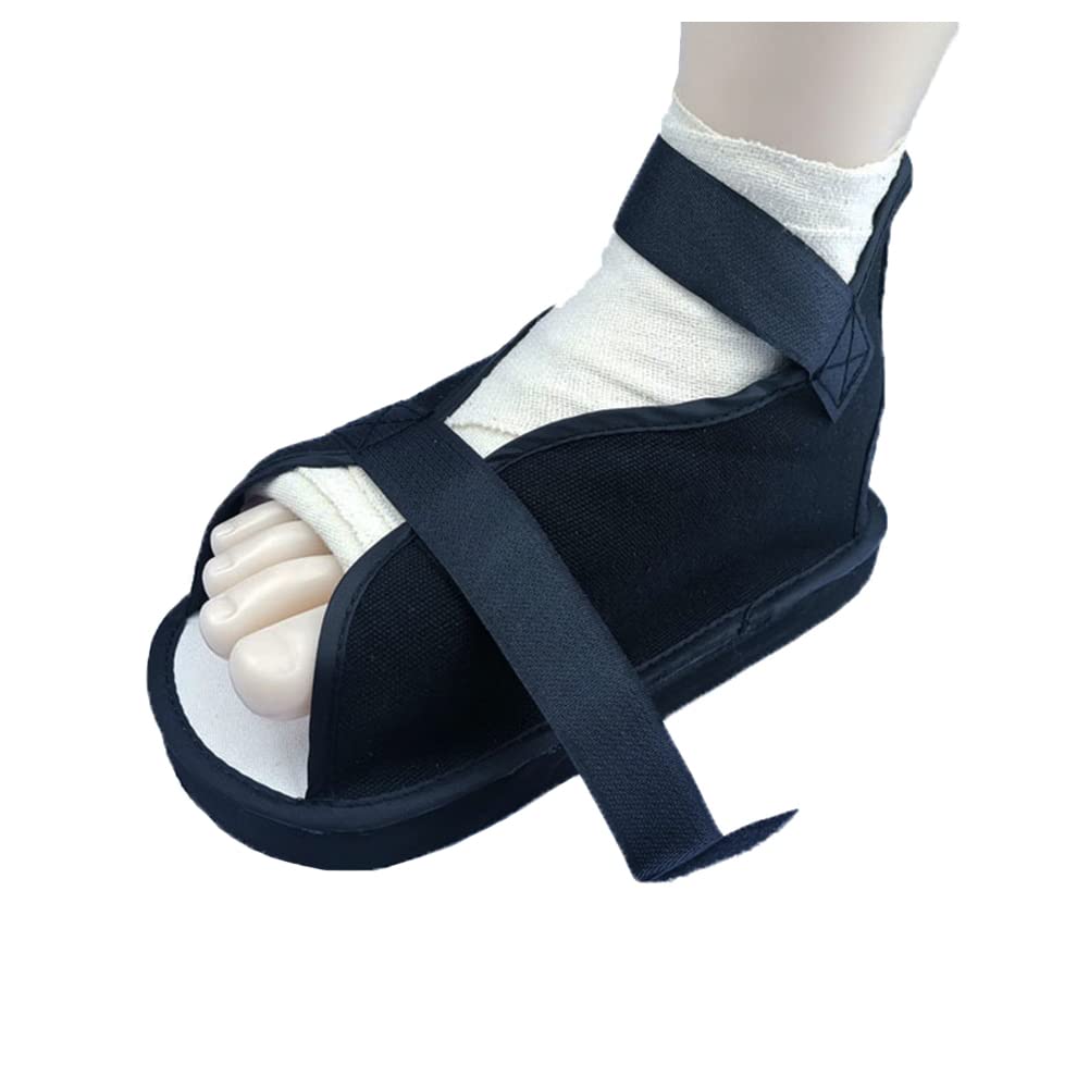 Photo 1 of 1 Pack Post up Recovery Shoe for Left or Right Foot, Adjustable Medical Walking Boot Open Toe Plaster Cast Shoe for Post Surgery, Operation Foot Support, Broken Foot Toe, Stress Fractures, Bunions, Injured or Hammer Toe Fixed Gypsum Shoe Women Men