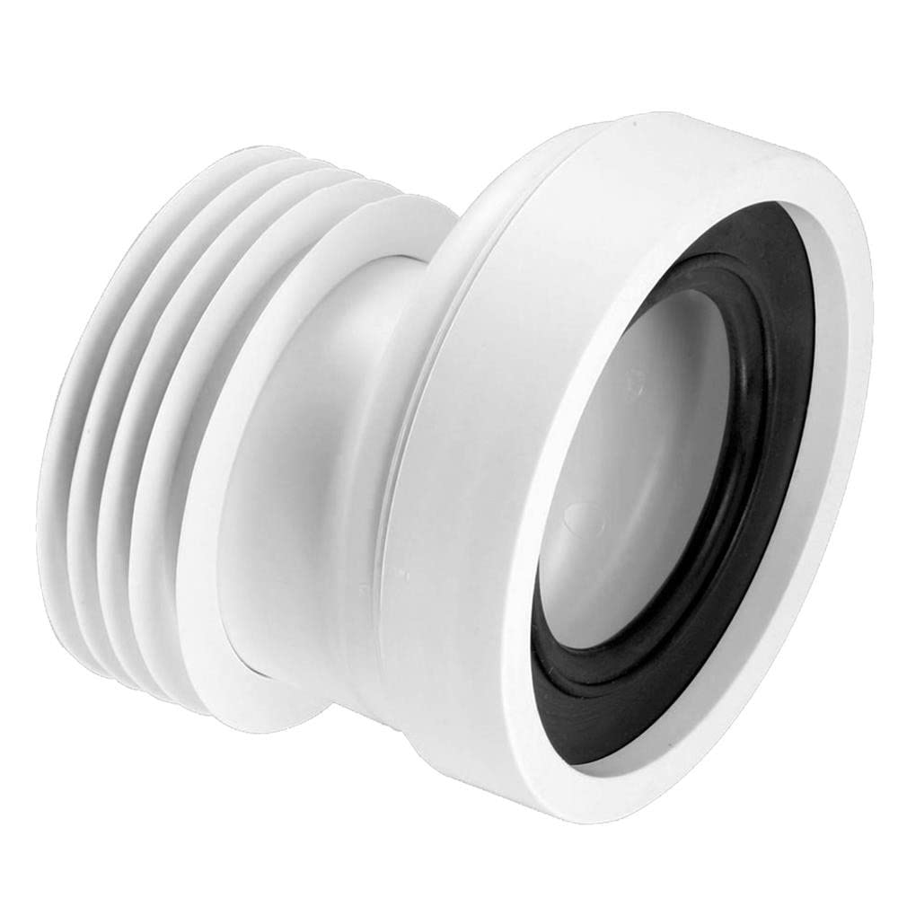 Mcalpine Wc-Con4 20Mm Offset Rigid Wc Connector, White