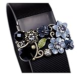 Fitbit jewelry accessory Charge Charge HR Flex activity tracker bling – Color Pick (Black for Fitbit Charge/Charge HR)