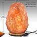 Majestic Pure Himalayan Salt Lamp - Natural Pink Salt Rock Lamp, Hand Carved, Wooden Base, Brightness Dimmer, 3 Bulbs, UL-Listed Cord and Gift Box, 8-11 lbs