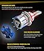 LASFIT LED Headlight Bulbs Conversion Kit - 9007 HB5 Hi/Lo Dual Beam, 72w 7600lm 6K Cool White LED Headlights All-in-One Conversion Kit