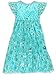 Disney Frozen Elsa Anna Girls' Fantasy Gown Nightgown Pajamas (3T, Blue/Purple)