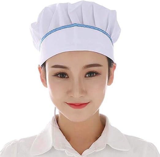 Amazon Co Jp Nanxson 衛生帽 料理人帽子 コック帽 シエフハット 給食帽 コック帽子 衛生キャップ クリーン帽子 帽子 衛生 キッチン厨房 パン屋 メーカ 可愛い リポン 3枚セット Cf9032 服 ファッション小物
