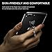 Phone Ring Baseus Luxury 360 Degree Metal Finger Ring Holder Universal Finger Ring Phone Holder for iPhone X 8 7 Plus Samsung Galaxy S9 S8 Plus Mobile Phone Finger Holder Tablets Holder (Silver)
