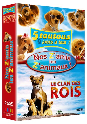 Nos Z'amis Les Z'animaux - Coffret - 5 Toutous Prêts À Tout + Le Clan Des Rois