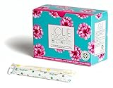 JOLIE ORGANIC Tampons with Applicator - 18 Total- 9 Regular, 9 Super - Pink & Turquoise Box…