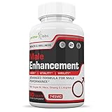 Extra Strength Male Enhancement Libido Boosting Formula With L-Arginine, Maca Root, Tongkat Ali & Ginseng To Improve Performance, Energy, Stamina And Boost Testosterone Levels In Men - 60 tablets