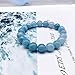 Soothing Bracelet - Natural Aquamarine bracelet - Bring Positive Energy - Peace - Youthfulness Bracelet - Crystal Stone Bracelet for Everlasting Joy