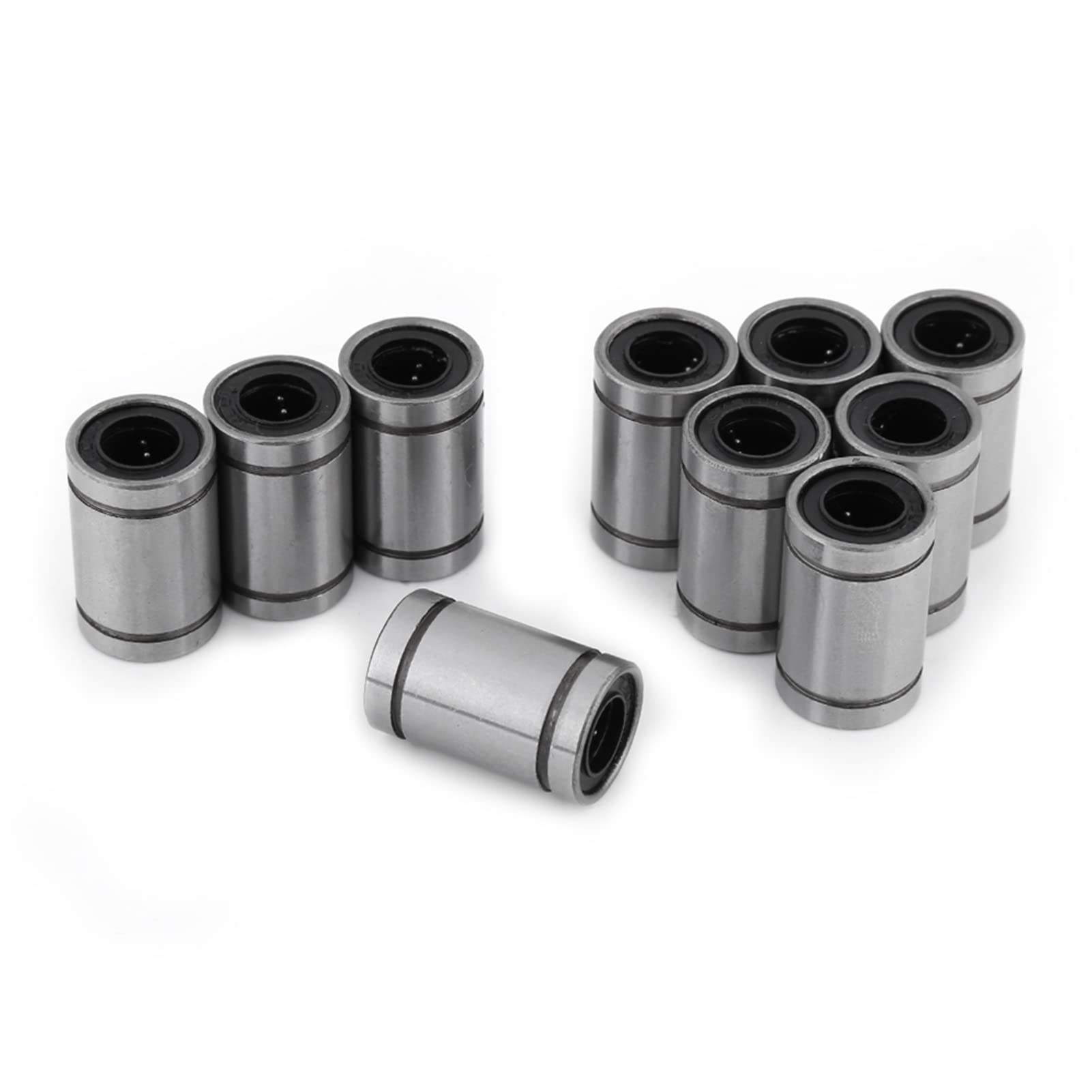 10pcs LM8UU 8mm Linear Ball Bearing Steel Double Sealed Bushing for 8mm Rod 3D Printer CNC Parts