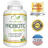 PrimoNature Probiotic Booster 15, No Refrigeration, 15 Billion CFU, Shelf Stable, Perfect for Travel