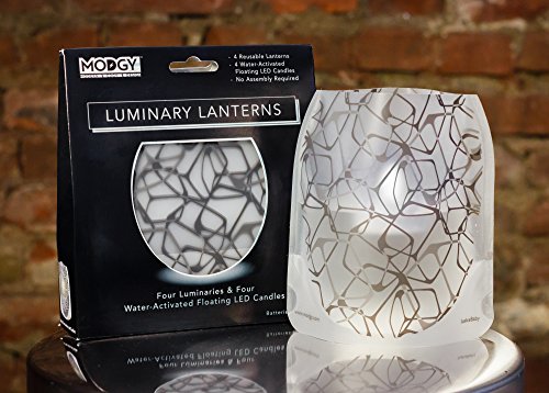Modgy LUM3014 Ice Baby Frosted Lumizu Luminaries (4 Pack)