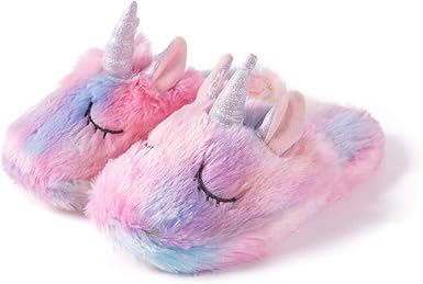 ladies unicorn slippers