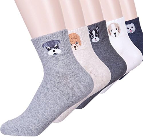 DearMy Women's Lovely Design Casual Cotton Crew Socks | Good for Gift Idea| One Size Fits All | Gifts for Women