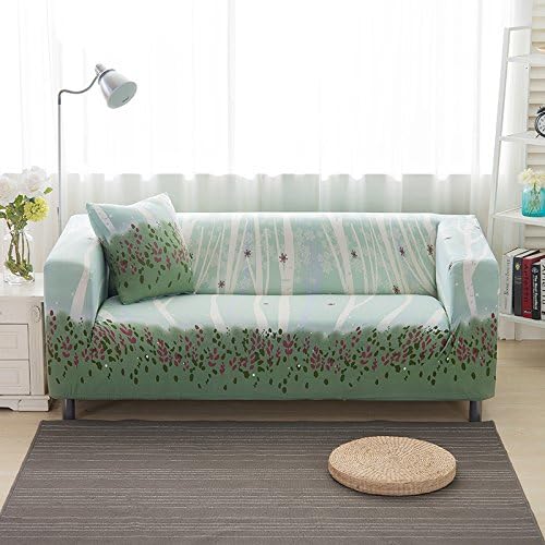 KateBastB Elastic Anti Wrinkle Couch Covers,Stylish Sofa Slipcover 1- 4 Seat Soft Lightweight Slip Resistant Sofa Furniture Protector Cover Fit Many Popular Sofas Sofa-4seater