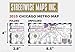 Streetwise Chicago Bus, CTA & Metra Map - Laminated Chicago Metro Map - Folding pocket & wallet size metro map for travel