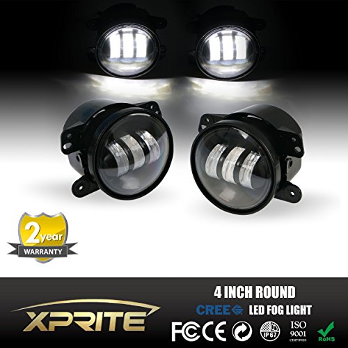 UPC 707581888699, Xprite 4&quot; Inch 60W Cree Led Fog Lights for Jeep Wrangler 1997-2016 JK TJ LJ Off Road Fog Lamps