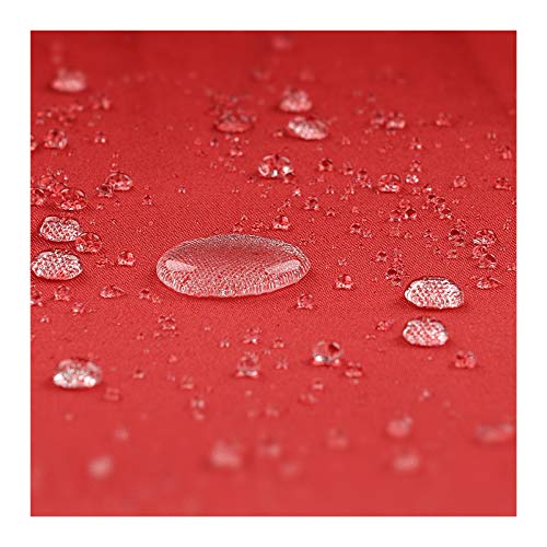 Uniprodo Sonnenschirm groß UNI_UMBRELLA_TR300RE Gartenschirm (sechseckig, Ø 300 cm, neigbar, rot) – Bild 8