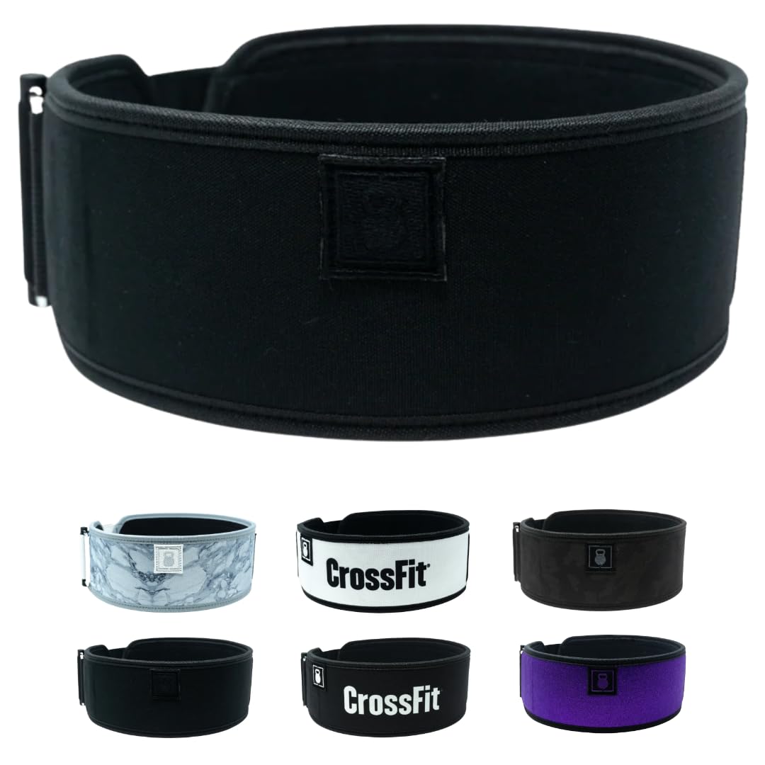 Photo 1 of 2POOD 4" Weightlifting Belt | CrossFit® Weightlifting Belt | 4-inch Wide and Built for Support, Flexibility, and The Ability to Cross Train Easily