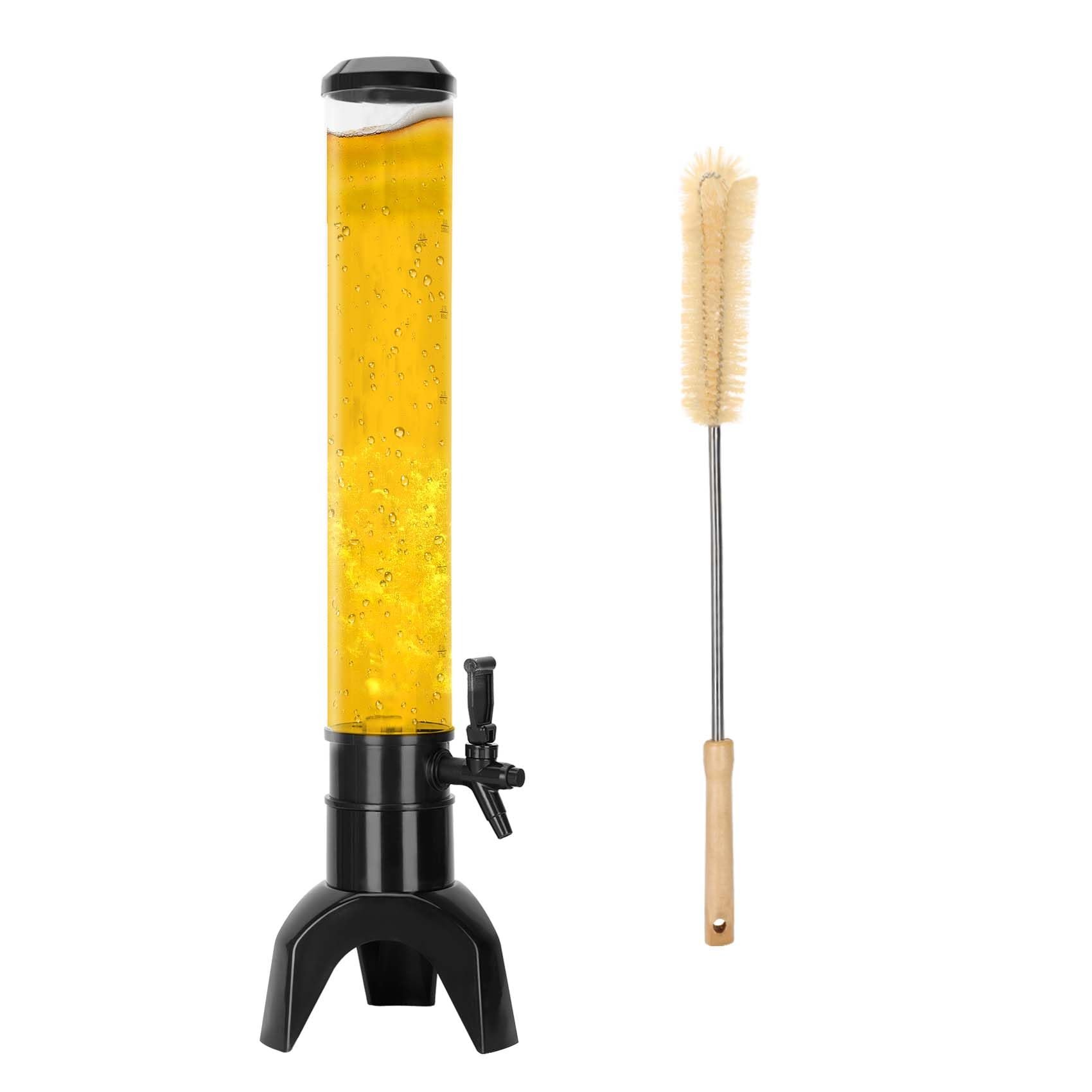 Photo 1 of 3L Mimosa Tower Dispenser, 100 oz/3.2 qt Gravity Beverage Dispenser for Parties Bars Pubs Restaurants 1PCS? No Ice Tube and LED Light?