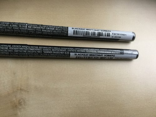 Avon Glimmersticks Waterproof Eyeliner .28g Blackest Night lot of 2