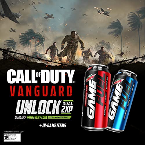 Mountain Dew Game Fuel, Charged Cherry Burst, 16 Fl Oz. Cans (12 Pack