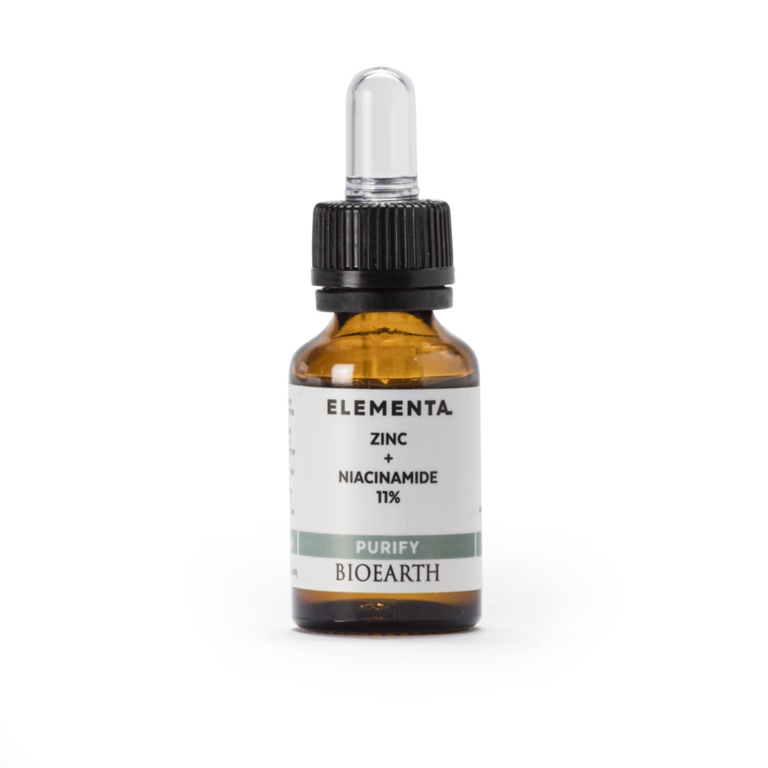 Bioearth Elementa Purify Solution Zinc + Niacinamide 11% 15ml