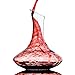 Culinaire Crystal Glass Wine Decanter - 60 Ounce Large Aerator or Carafe for White and Red Wine - 1800 ml Capacity - Gifts for Wine Lovers and Accessories