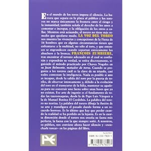 La voz del toreo/The Voice of Bullfighting (Libros Singulares / Singular Books) (Spanish Edition)
