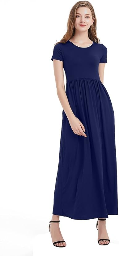 casual short blue dresses