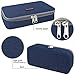 Homecube Capacious Pencil Case Pen Box Makeup Bag Pouch Pencils Holder Large Storage Stationery Box with Zipper School Supplies for College and Office - Navy Blue