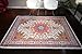 Generations pre8023White_6x8 Oriental Traditional Isfahan Persian Area Rug, 5' x 8', Light Blue/Navy/White/Orange/Yellow/Crimson Red