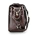 Koolertron Waterproof Vintage fashionable PU Leather DSLR Camera Bag Shoulder Messenger Bag Fit DSLR with 2 lenses For Canon Sony Nikon Canon Olympus And So On (Coffee)