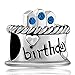 LovelyJewelry Birthday Cake Charms September Simulated Birthstone Candles Beads For Bracelets