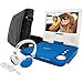 Sylvania SDVD7060-Combo-Blue 7-Inch Portable DVD Player Bundle with Matching Oversize Headphones and Deluxe Travel Bag (Blue)