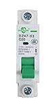 ZGLEDUN AC Miniature Circuit Breaker, 1 Pole 20