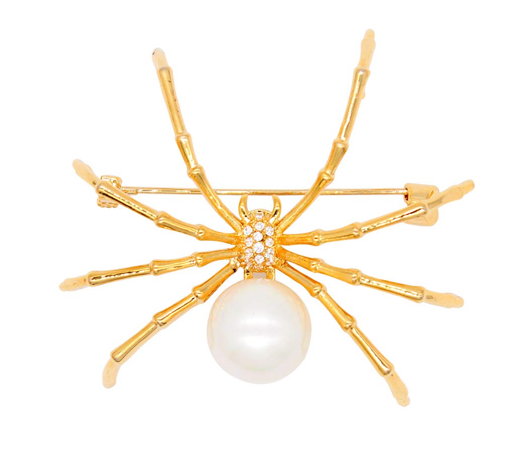 Ranvi Spider Brooch Pins, Halloween, Christmas Gold