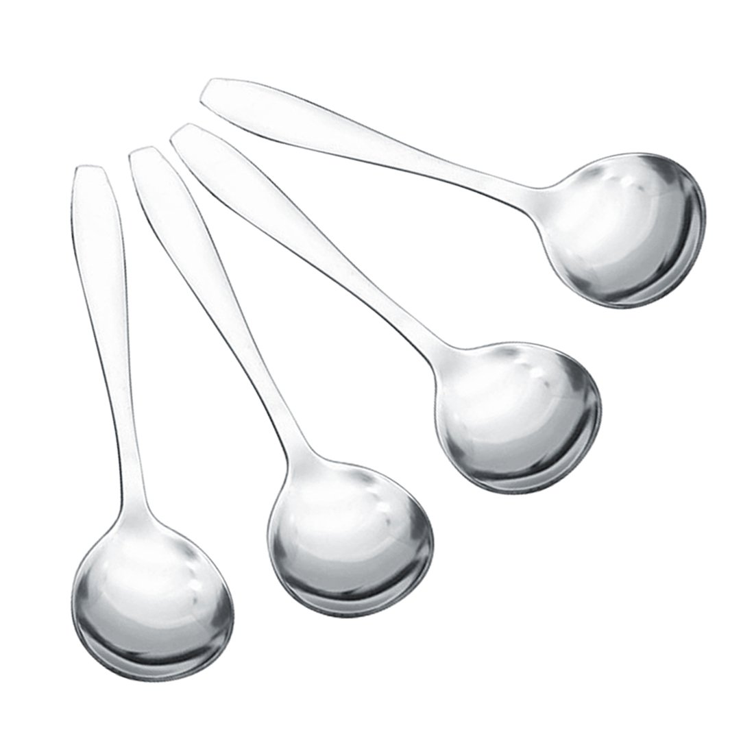 Bee-eaters Stainless Steel Dessert Spoon Table Spoon Set of 4 (Small)