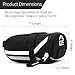 Gear Extremist Bike Saddle Bag Rear - Bicycle Bags Specialized for Road and Mountain Bikes Strap-on Cycling Tool Kit Holder Seat Saddlebags Large
