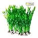 CousDUoBe 11 Pack Artificial Seaweed Decor，Used for Household and Office Aquarium Simulation Plastic Seaweed Water Plants（12 inches）