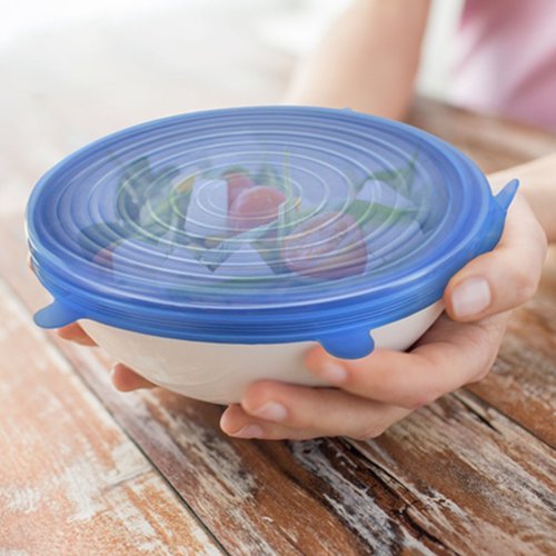 Comfures Stretchable Food Silicone Lid, 6 pieces - Silicone Stretch Lids - Stretch & Seal Lids - Pack Of Various Sizes… 4 Comfures Stretchable Food Silicone Lid, 6 pieces - Silicone Stretch Lids - Stretch & Seal Lids - Pack Of Various Sizes… - Image 5