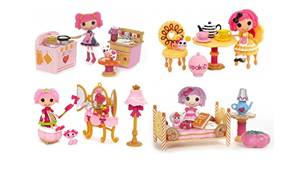 Lalaloopsy Complete Set of 4 Mini 