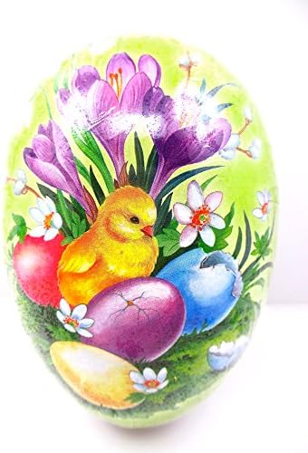 Easter Egg Treat Filling Container,baby Chick,Easter Eggs,tulips,green,8"l,made in Germany