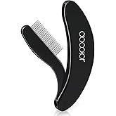 Docolor Foldable Eyelash Comb Separator Folding Lash Comb Eyebrow Mascara Applicator Eyelash Definer Arc Designed Cosmetic Br