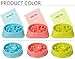 Kuoser Professional Durable Dog Slow Feeder Slow Eating Pet Bowl Non-Toxic Preventing Choking Healthy Design Non-Skid Slow Feed Bowl for Small Cat Dog Pet,Pattern A Blue