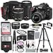 Nikon D3500 DSLR Camera with 18-55mm and 70-300mm Lenses + 32GB Card, Tripod, Flash, and Bundle