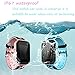 Kids Smart Watch GPS Tracker Waterproof - Child Watch Phone Digital Wrist Watch SOS Alarm Clock Camera Flashlight Phone Watch for Children Age 3-12 Boys Girls (01 Waterproof Pink)