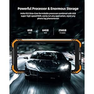 DOOGEE S58 Pro Rugged Smartphone Super Protetto, 6 GB + 64 GB, 5,71 Pollici HD+, 16 MP + 16 MP Tripla Fotocamera, 5180… - immagine 5