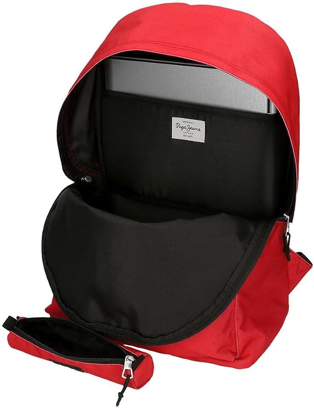410034285 Aris Ever 24l Rucksack, Einheitsgröße, rot, Laptop-Rucksack + Schultasche