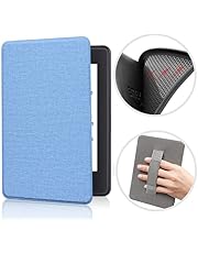 Weldotek Compatible for Kindle Paperwhite 2021 11th Generation Case, Auto Wake/Sleep, Hand Strap, PU Leather Flip Cover for 6.8” E-Reader (Blue)